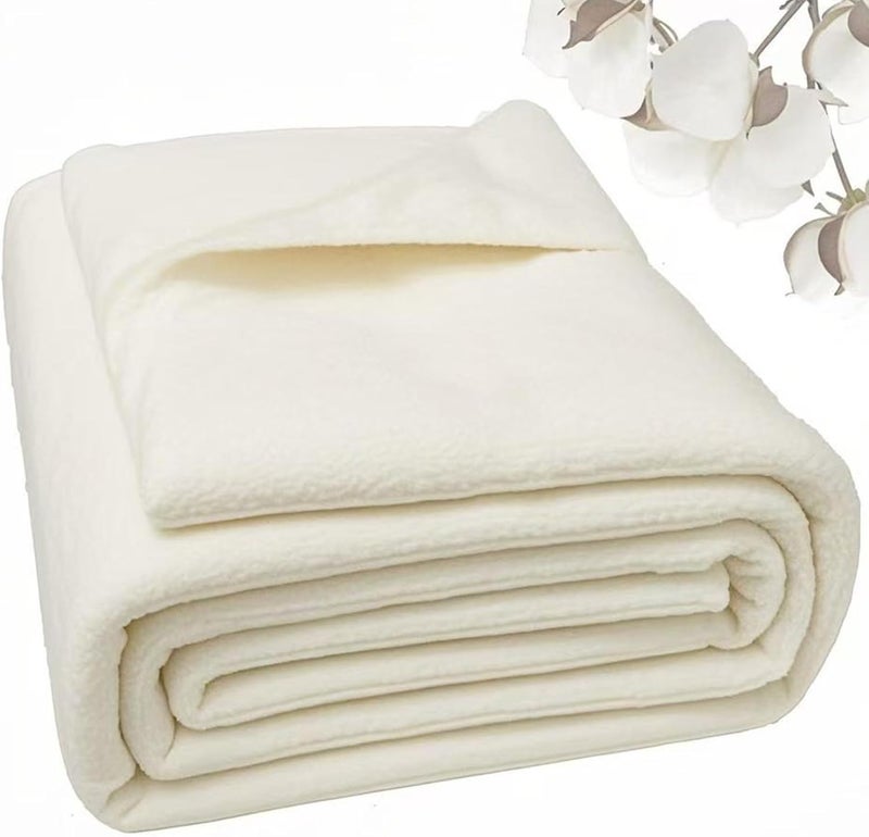 Drounphi Natural Cotton Batting for Quilting - 150g/m² Lightweight, 40"x40" - Crafting Material for Blankets, DIY Projects, Home Decor - Image 1